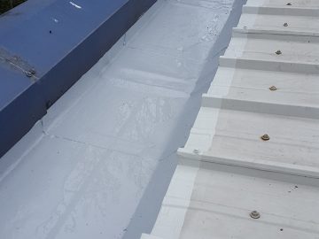 Cut edge corrosion - Finished gutter looking like new