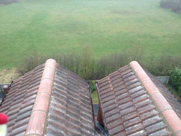 New roof tiles replaced